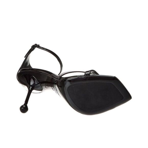 Jimmy Choo Ixia 95 Patent Sandal, Black - Picture 4 of 12